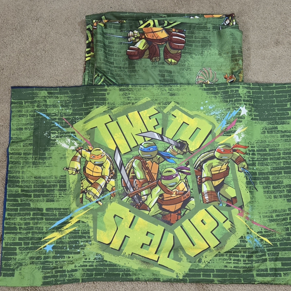 Nickelodeon Teenage Mutant Ninja Turtles Flat Sheet And 1 Pillowcase